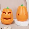 Interactive Dog Chew Toy Halloween Pumpkin Shaped, Treat-Dispensing Funnel Toy For All Breed Sizes