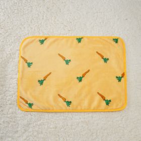 For Common Dogs Blanket Non-slip Seat Cushion (Option: Carrot-25x25cm)